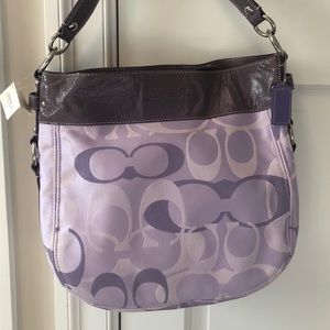 NWT Coach Zoe XL handbag lilac